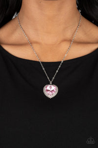 Paparazzi Accessories: Sweethearts Stroll - Pink Necklace