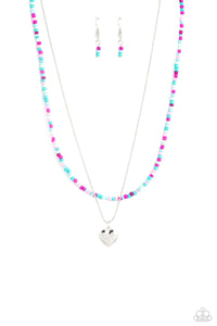 Paparazzi Accessories: Candy Store - Blue Seed Bead Necklace