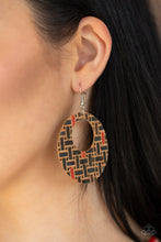 Load image into Gallery viewer, Paparazzi: Put A Cork In It - Black Cork-like Earrings - Jewels N’ Thingz Boutique