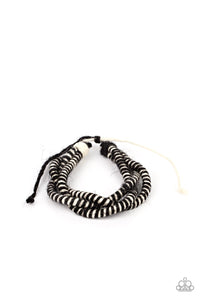 Paparazzi Accessories: Island Endeavor - Black Urban Bracelet - Jewels N Thingz Boutique