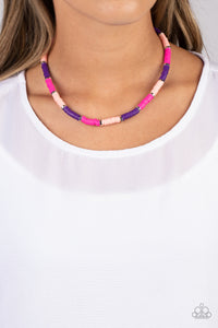 Paparazzi Accessories: Rainbow Road - Pink Necklace