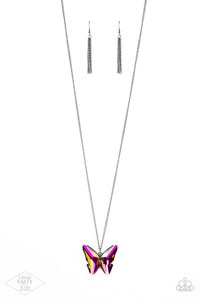 Paparazzi Accessories: The Social Butterfly Effect - Multi Oil Spill Necklace - Life of the Party