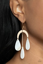Load image into Gallery viewer, Paparazzi Accessories: Atlantis Ambience - Gold Shell-Like Earrings