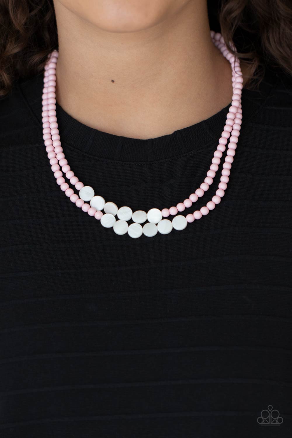 Paparazzi Accessories: Extended Staycation - Pink Necklace Paparazzi Accessories: Extended Staycation - Pink Necklace