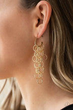 Load image into Gallery viewer, Paparazzi Accessories: Long Live The Rebels - Gold Earrings - Jewels N Thingz Boutique