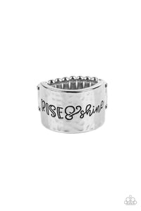 Paparazzi Accessories: Sunrise Street - Silver Inspirational Ring