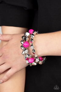 Paparazzi Accessories: A Perfect TENACIOUS - Pink Bracelet