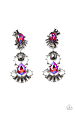 Load image into Gallery viewer, Paparazzi Accessories: Ultra Universal - Pink Iridescent Earrings - Life Of The Party