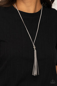 Paparazzi: Hold My Tassel - Silver Necklace - Jewels N’ Thingz Boutique