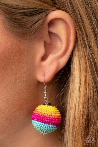 Paparazzi Accessories: Zest Fest - Multi Seed Bead Earrings