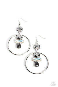 Paparazzi Accessories: Geometric Glam - Silver Earrings