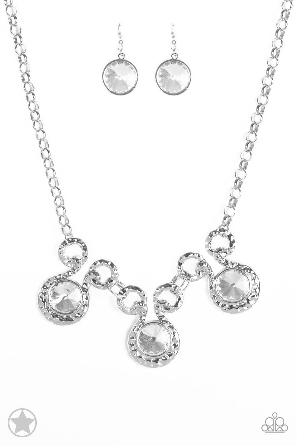 Paparazzi BLOCKBUSTERS: Hypnotized - Silver Necklace - Jewels N’ Thingz Boutique