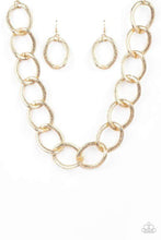 Load image into Gallery viewer, Paparazzi Accessories: Industrial Intimidation - Gold Necklace - Jewels N Thingz Boutique
