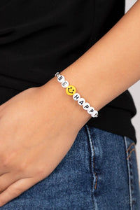 Paparazzi Accessories: I Love Your Smile - White Bracelet