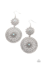 Load image into Gallery viewer, Paparazzi Accessories: Garden Mantra - Blue Opal Rhinestone Earrings - Jewels N Thingz Boutique