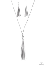 Load image into Gallery viewer, Paparazzi: Hold My Tassel - Silver Necklace - Jewels N’ Thingz Boutique