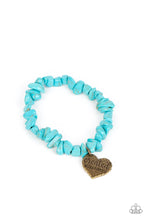 Load image into Gallery viewer, Paparazzi Accessories: Stony-Hearted - Brass Inspirational Bracelet