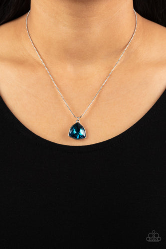 Paparazzi Accessories: Galactic Duchess - Blue Necklace