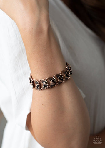 Paparazzi: Moonlit Mesa - Copper Bracelet - Jewels N’ Thingz Boutique