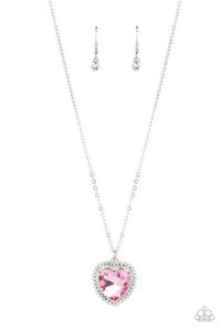 Paparazzi Accessories: Sweethearts Stroll - Pink Necklace