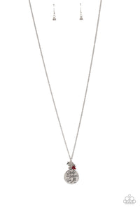 Paparazzi Accessories: Liberty And Justice For All - Red Patriotic Necklace