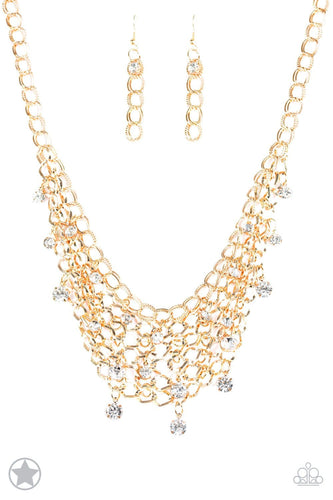 Paparazzi BLOCKBUSTERS: Fishing for Compliments - Gold Necklace - Jewels N’ Thingz Boutique