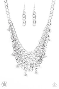 Paparazzi BLOCKBUSTERS: Fishing for Compliments - Silver Necklace - Jewels N’ Thingz Boutique
