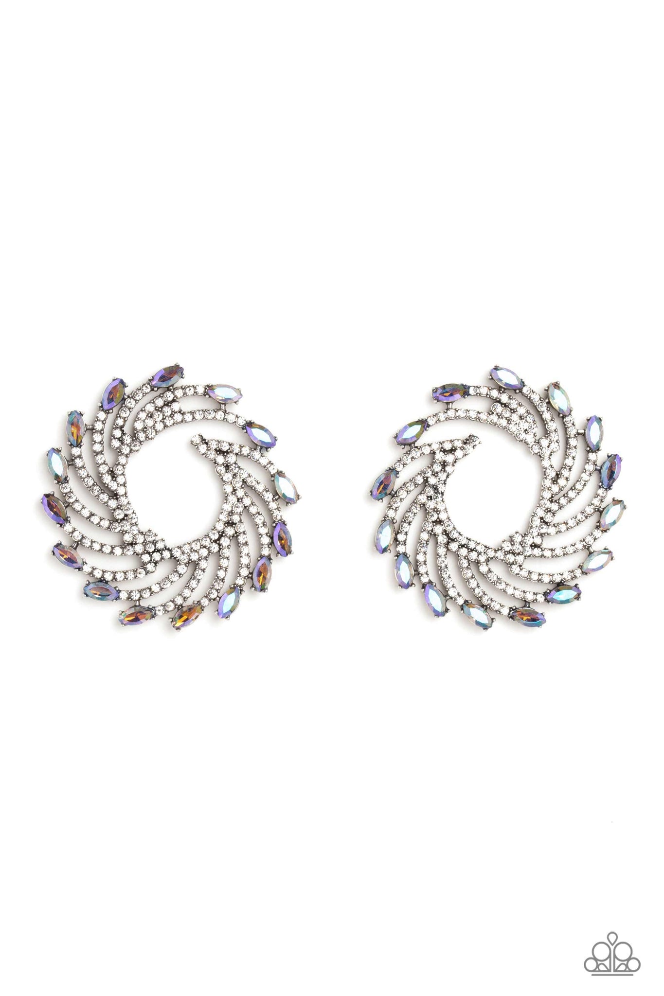 Instant REFLECT - Silver Earrings - Paparazzi Accessories