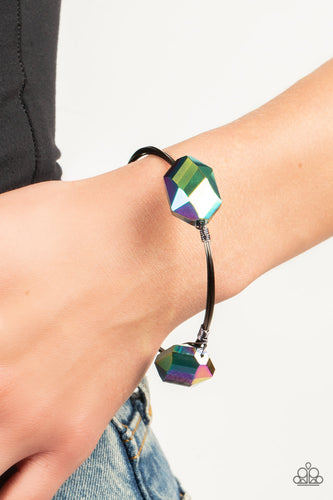 Paparazzi Accessories: Canyon  - Galactic Getaway - Multi Oil Spill Bracelet