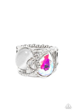 Load image into Gallery viewer, Paparazzi Accessories: SELFIE-Indulgence - Multi Iridescent Ring