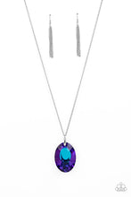 Load image into Gallery viewer, Paparazzi Accessories: Celestial Essence - Blue Iridescent Necklace