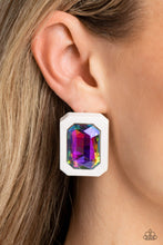 Load image into Gallery viewer, Paparazzi Accessories: Edgy Emeralds - Multi Earrings