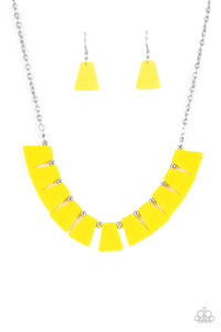 Paparazzi Accessories:  - Vivaciously Versatile - Yellow Necklace