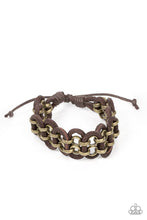 Load image into Gallery viewer, Paparazzi Accessories: Roaming Rover - Brass Urban Suede Bracelet