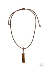 Load image into Gallery viewer, Paparazzi Accessories: Comes Back ZEN-fold - Brown Urban Necklace